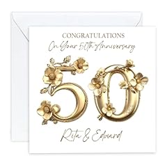 Handmade personalised 50th for sale  Delivered anywhere in UK