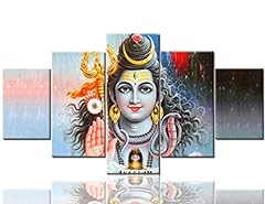 TUMOVO Framed Wall Art for Bedroom Lord Shiva Paintings for sale  Delivered anywhere in Canada