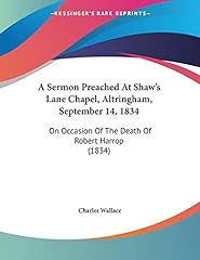 Sermon preached shaw for sale  Delivered anywhere in UK