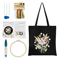Puedno embroidery tote for sale  Delivered anywhere in UK