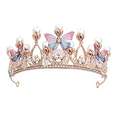 Crystal tiara pearl for sale  Delivered anywhere in UK