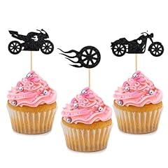 Pcs motorcycle cupcake for sale  Delivered anywhere in USA 