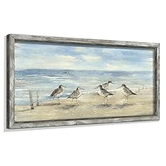 Beach framed painting for sale  Delivered anywhere in USA 