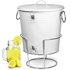 White enamel bucket for sale  Delivered anywhere in UK