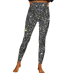 Metallic leggings women for sale  Delivered anywhere in UK