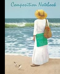 Composition Notebook Wide Ruled: Beach Woman with Hat for sale  Delivered anywhere in Canada