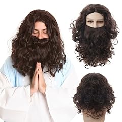 Founsho parrucca barba usato  Spedito ovunque in Italia 