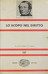 Scopo nel diritto. usato  Spedito ovunque in Italia 