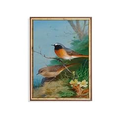 Vintage birds painting for sale  Delivered anywhere in USA 