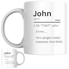 John personalised ceramic for sale  Delivered anywhere in UK