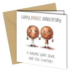 Funny 8th anniversary for sale  Delivered anywhere in UK