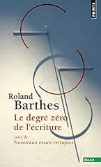 Degré zéro écriture for sale  Delivered anywhere in USA 