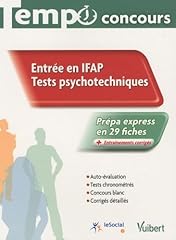 Entrée ifap tests d'occasion  Livré partout en France