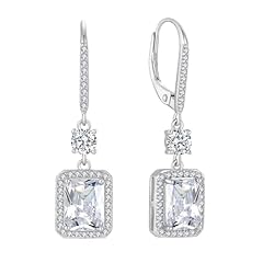 Princess cut dangle for sale  Delivered anywhere in UK