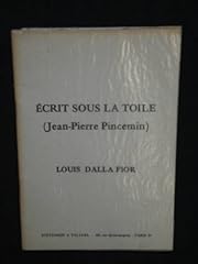 écrit toile d'occasion  Livré partout en France