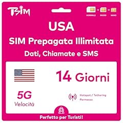 Sim usa giorni usato  Spedito ovunque in Italia 