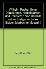 Wilhelm raabe demokraten gebraucht kaufen  Wird an jeden Ort in Deutschland