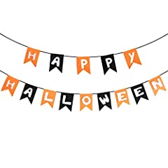 Party Decorations for Boys 5 Halloween Flag Pulling Decoration Party Non Woven Flag Pulling Party (B, One Size) for sale  Delivered anywhere in Canada