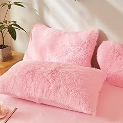Pink fluffy pillow for sale  Delivered anywhere in USA 