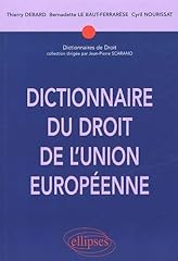 Dictionnaire droit union d'occasion  Livré partout en France