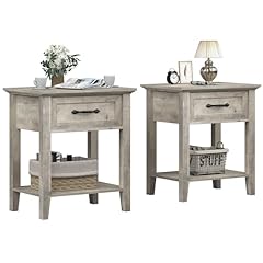 Idealhouse grey nightstands for sale  Delivered anywhere in USA 