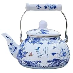 Enamel teapot 2.5l for sale  Delivered anywhere in USA 