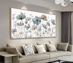 Framed flowers canvas for sale  Delivered anywhere in USA 