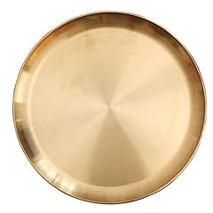 Round brass tray for sale  Delivered anywhere in USA 