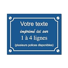 Mygoodprice plaque rue d'occasion  Livré partout en France