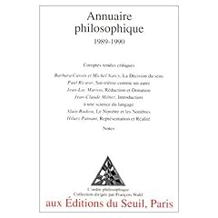 Annuaire philosophique d'occasion  Livré partout en Belgiqu