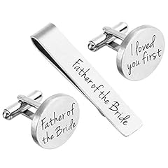 Father bride cufflinks for sale  Delivered anywhere in USA 