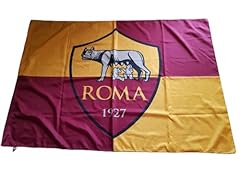 Bandiera tifoso roma usato  Spedito ovunque in Italia 