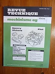 Revue technique machinisme d'occasion  Livré partout en France