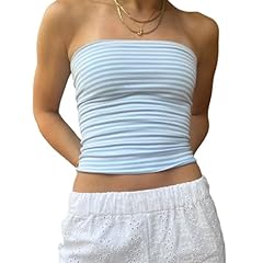 Women y2k strapless for sale  Delivered anywhere in USA 