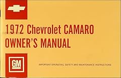 1972 camaro owner for sale  Delivered anywhere in USA 