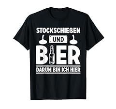 Stockschießen bier shirt gebraucht kaufen  Wird an jeden Ort in Deutschland