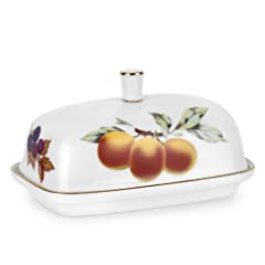 Royal Worcester Evesham Gold Covered Butter Dish for sale  Delivered anywhere in UK