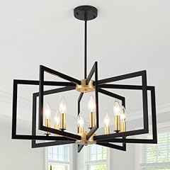 Black gold chandelier for sale  Delivered anywhere in USA 