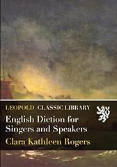 English diction singers for sale  Delivered anywhere in Ireland