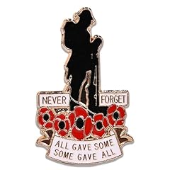 Red poppy badges for sale  Delivered anywhere in UK