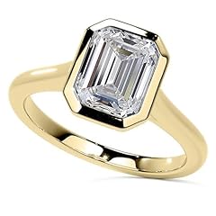 Emerald cut moissanite for sale  Delivered anywhere in USA 