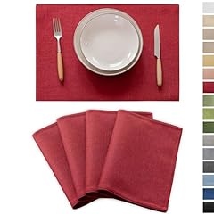 Demetex red placemats for sale  Delivered anywhere in USA 