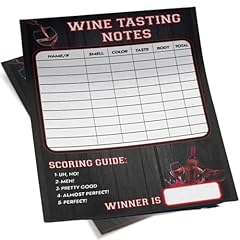 Wine tasting scorecard for sale  Delivered anywhere in USA 