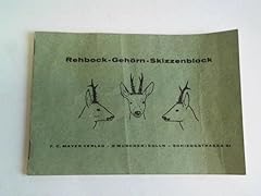 Rehbock gehörn skizzenblock gebraucht kaufen  Wird an jeden Ort in Deutschland