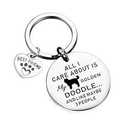 Tiimg goldendoodle keychain for sale  Delivered anywhere in USA 