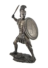 Bronzed spartan warrior for sale  Delivered anywhere in Ireland