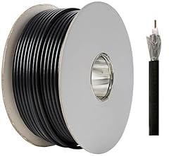 Rg6 black coaxial for sale  Delivered anywhere in UK