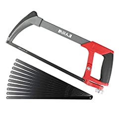 AIRAJ Hacksaw 300MM,Handheld Hacksaw with 10 Interchangeable for sale  Delivered anywhere in UK