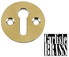 Carlisle Brass Victorian Keyhole Escutcheon Cover 32mm for sale  Delivered anywhere in UK