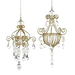 Gold glitter chandelier for sale  Delivered anywhere in USA 
